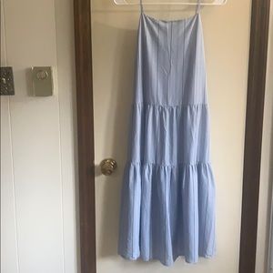 & Other Stories Blue and White Dress